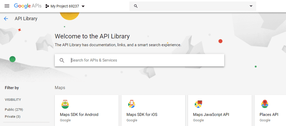 API library welcome